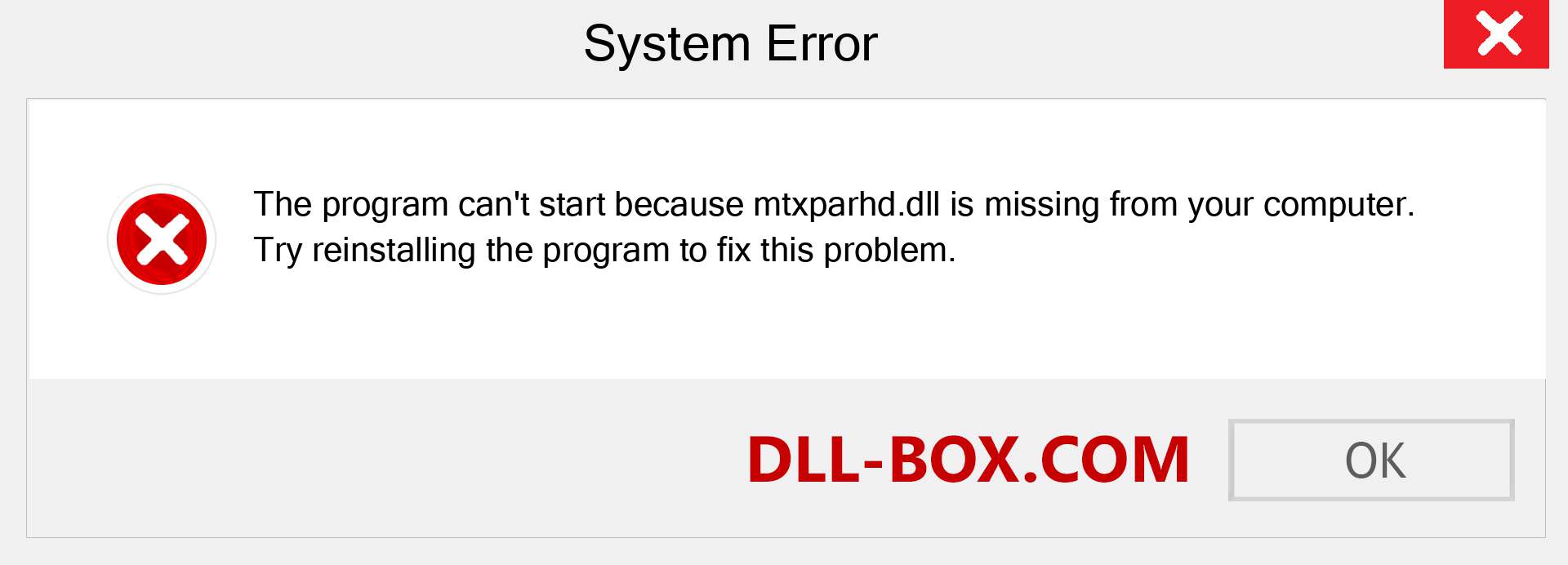  mtxparhd.dll file is missing?. Download for Windows 7, 8, 10 - Fix  mtxparhd dll Missing Error on Windows, photos, images